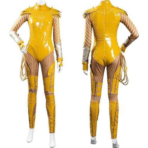 Women Cosplay Costume Gold Jumpsuit Battlesuit WW84 Halloween Carnival Costume girl women clothing Christmas gift