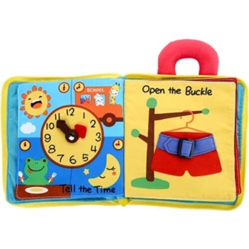 1 Pcs Baby Soft Tear-proof Book Child Function Baby Educational Book Toy Newborn Baby 0-12 Months Educational Toy