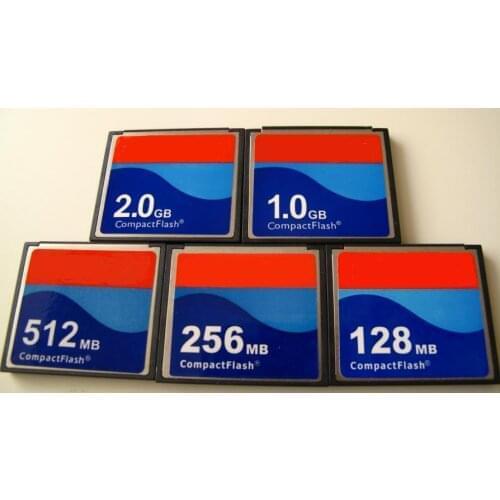 100% Industry memory Compact Flash CF card 128MB 256MB 512MB 1GB 2GB Memory Card Price for CNC IPC ROUTER PRINTER 20PCS/LOT