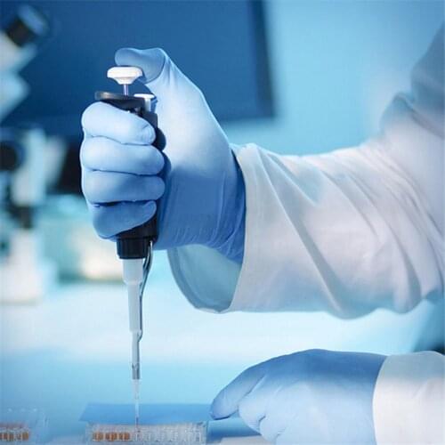 100 pcs High elastic powder-free protection Gloves Disposable PVC Latex Gloves Electronic Laboratory Gloves