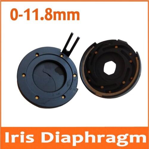 20pcs 0-11.8mm Amplifying Diameter Metal Zoom Optical Iris Diaphragm Aperture Condenser for Digital Camera Microscope Adapter