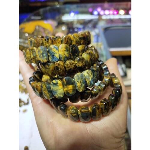 Natural Pietersite stone beads bracelet natural gemstone bracelet DIY jewelry for woman for man wholesale