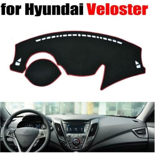 Car dashboard covers mat for Hyundai Veloster all the years Left hand drive dashmat pad dash cover auto dashboard accessories