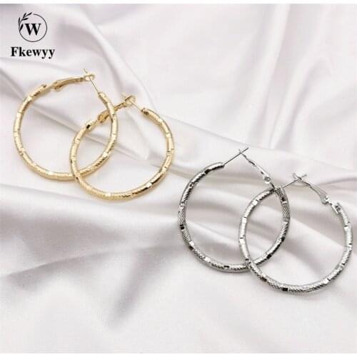 Fkewyy Earrings For Women Bohemi Goth Accessories Vintage Hoop Earrings Alloy Fashion Jewelry Wedding Earring Shalloween Jewelry