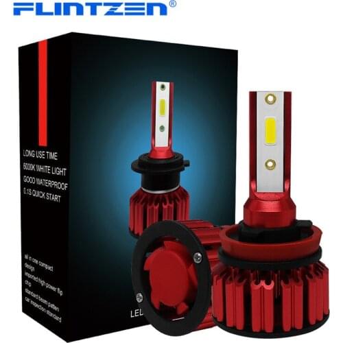 Flintzen 2pcs led car headlight H7 H4 LED H11 HB3/9005 HB4/9006 50W 6000lm Auto Bulb Headlamp for BMW Toyota Honda Ford etc