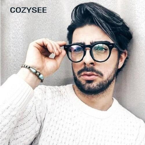 Round Mens Glasses Transparent clear Frame Womens Eyeglass Frame Nerd Optical Spectacles Myopia retro Eyewear