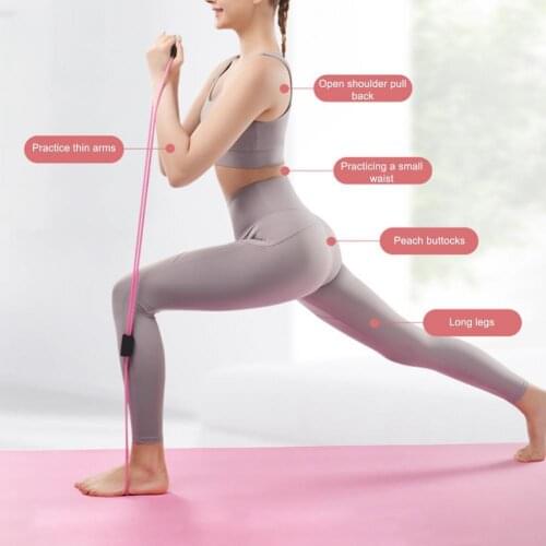 Yoga Band Ergonomic Easy to Carry TPR Back Shoulder Neck Stretching Resistance Loop for Home