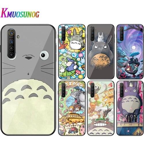 Cute Totoro Anime Studio Ghibli For OPPO Reno 4 3 ACE A9 A5 F15 Realme C2 K5 K3 R17 R15 Pro 4G 5G 2020 Soft Phone Case