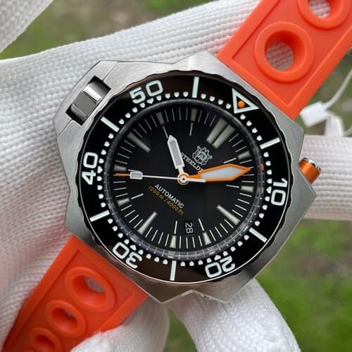Steeldive SD1969 Fashion 1200m Diving Watch Japan NH35 Automatic Mechanical Movement Luminous Calendar Sapphire Sport Male Clock