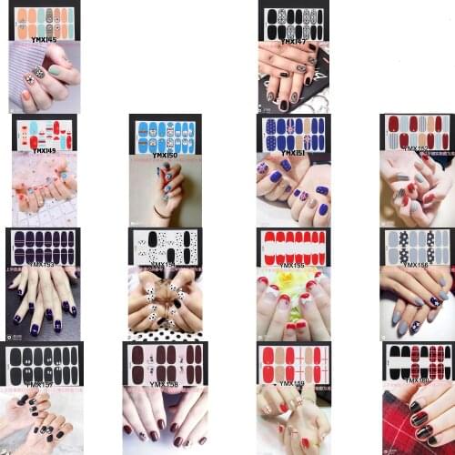 Nail art Full-Cover Sticker Sheet 14tips Sticker Polish Sticker YMX145-160