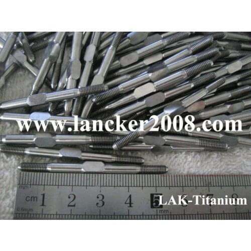 M3.5x55 Gr5 Titanium alloy steering thread rod/turnbukle serian