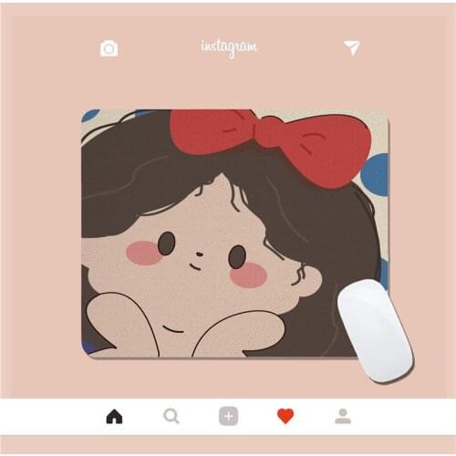 Cute dot princess mouse pad cute girl cartoon art game creative computer desk pad couple models