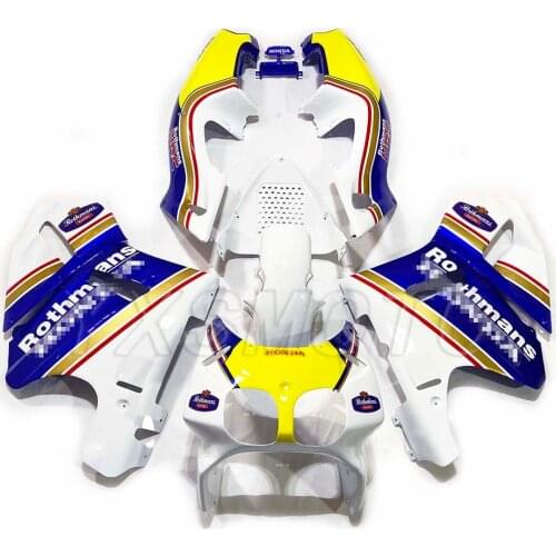 Brand new ABS fairings RVF400 NC35 VFR400 35 blue white yellow bodywork fairing kit rvf400 nc35 vfr400 35