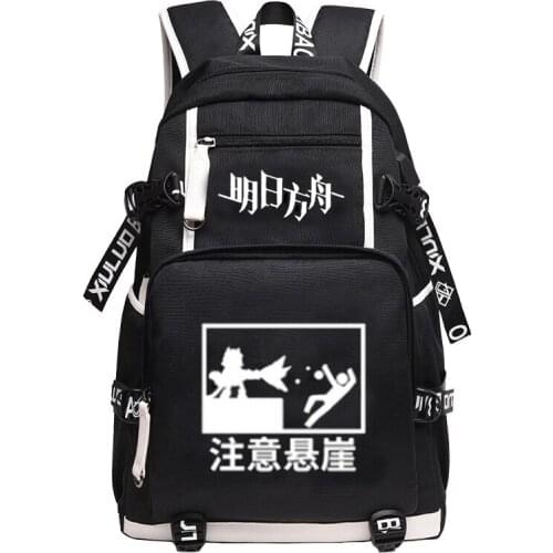 Arknights Anime Bag Game Related Products Fashion simple backpack Students school bag Computer bag travel creative personality
