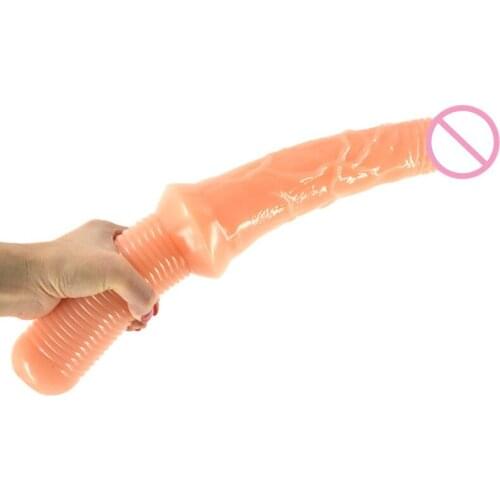 Super Long Realistic Cock Dildo with Handle Anus Anal Plug G Spot Vagina Massager Penis Dick Sex Toys For Women Masturbation