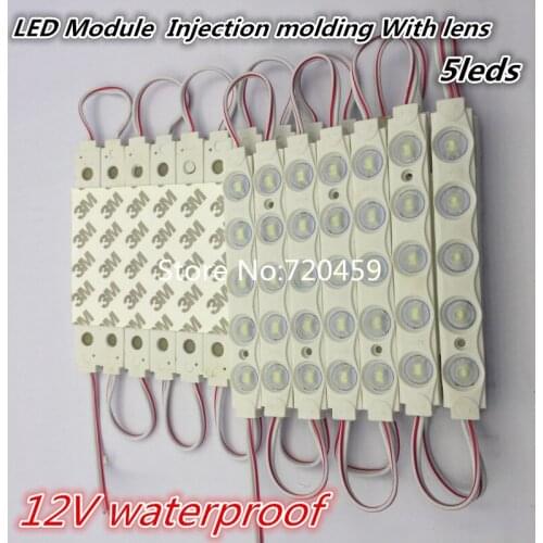 5leds LED moudule with lens Injection molding LED Module super bright LED modules For Channel Letters Advertising lamp Module