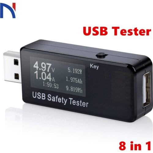 Digital Dispay 3V-30V USB Tester Current Voltage Charger Capacity Doctor qc2.0/3.0 quick charge power bank meter voltmeter