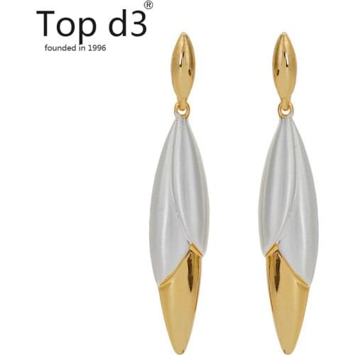 Top d3 Viennois 2020 new designs hanging long chain drop earrings for women mirafeel gold and sliver mirafeel party ladies