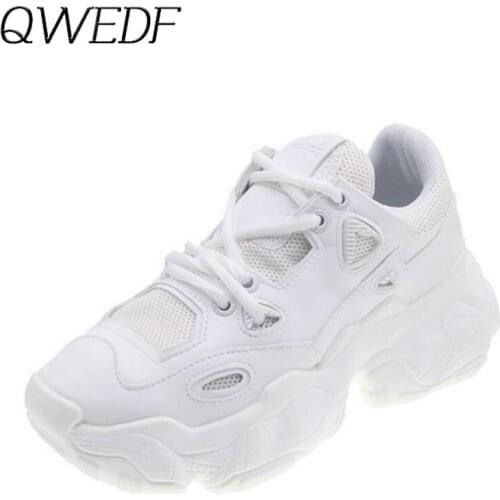 2019 Autumn New Casual Sneakers Women Shoes Heighten Heavy-bottomed Female shoes Outdoor Platform Sneakers Women shoes U8-03