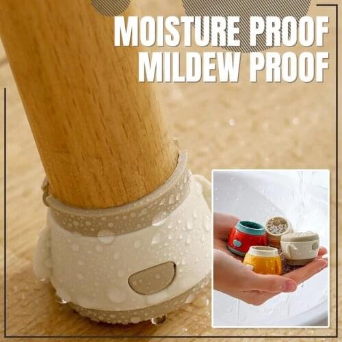 4pcs Silicone Chair Caps Table Foot Pads for Round Bottom Non-Slip Furniture Covers Socks Floor Protectors Anti-slip Foot Pad