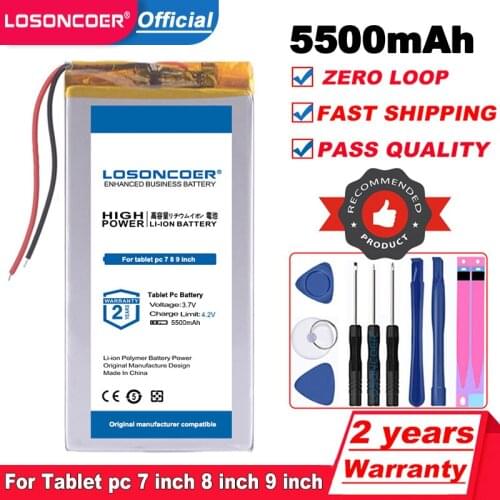LOSONCOER 5500mAh 3565152 Li-ion polymer lithium battery for tablet pc,power bank,e-book;BL-T17 Digma plane 3564150 3565150