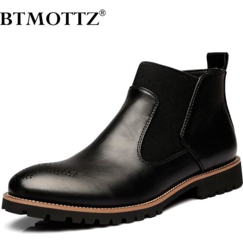 BTMOTTZ Men's Chelsea Boots