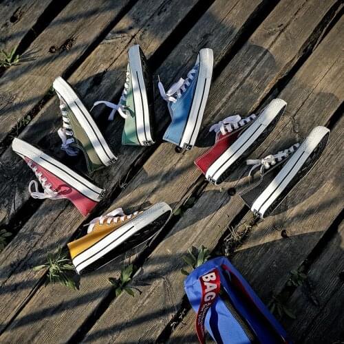 Female Athletic Sneakers Women Vulcanized Casual Shoes 2020 Spring Autumn High Top Flats High Quality Classic Women Canvas Shoes