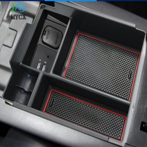 For Mazda CX-5 CX5 2017 2018 2019 Accessories Armrest Storage Box Center Console Container Bin Tray Holder Stowing Tidying