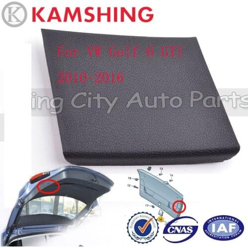 CAPQX For VW Golf 6 GTI Rear Trunk Dustproof Hood Examine Repair Hole Cover Boot Interior Trim Cap Plate Taillight Lid Garnish