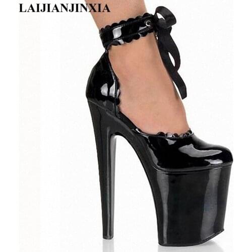 LAIJIANJINXIA Women Nightclubs High Heel Platform Wedding Stiletto Party Shoes Sexual Dance 20 CM High Heel Womens Shoes Pumps