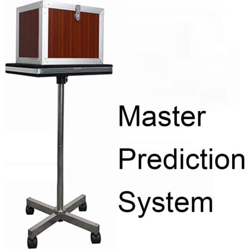 Master Prediction System (Wood Finish) Magic Tricks Stage Magia Mystery Box Magie Gimmick Props for Professional Magicians