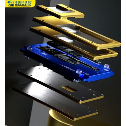 MECHANIC iBGA Max BGA Stencil Reballing Kit for iPhone X/XS/XS MAX/11/11 Pro/11Pro MAX Motherboard Planting Tin Fixture Platform