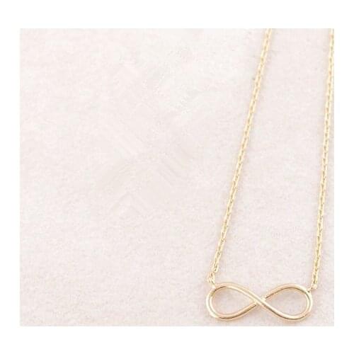Fashion plated Infinity Necklace Pendant Necklace for women