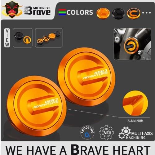 NEW arrival Motorcycle Frame Hole Cap Plug Frame Insert Cover For KTM 1190 adventure 2013 2014 2015 2016 1190adventure 1190adv