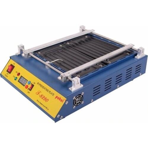 220V or 110V Puhui T8280 PCB Preheater IR Preheating Plate T-8280 IR-Preheating Oven 0-450degree Celsius