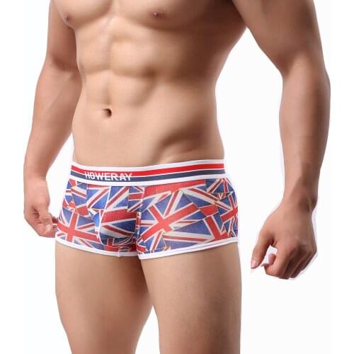 Summer mens sexy underwear mesh translucent flat bottom underwear sports underwear 11 youpin