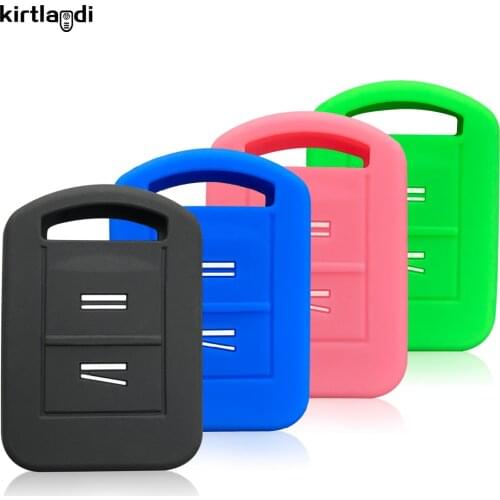 Kirtlandi Silicone Key Cover Holder Case for Opel Astra G Corsa C Meriva A 2 Button Car Key Cover Case Keychain Accessories Skin