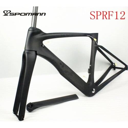 Newest 700C Racing Road bike matt UD full carbon fibre frame carbon bicycle frame fork seatpost headsets V brake Free shipping