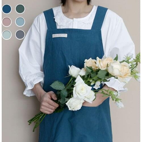 Japanese Apron Florist Barista Baking Shop Waiter Overalls Fashionable Artistic