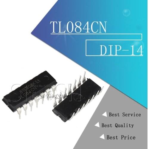 10PCS TL084CN DIP-14 TL084 DIP 084CN DIP new and original IC