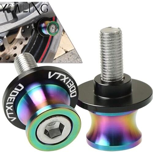 8mm Swingarm Stand Screws Motorcycle Swing Arm Spools Sliders bobbins FOR HONDA VTX1300 VTX 1300 2003 2004 2005 2006 2007 2008
