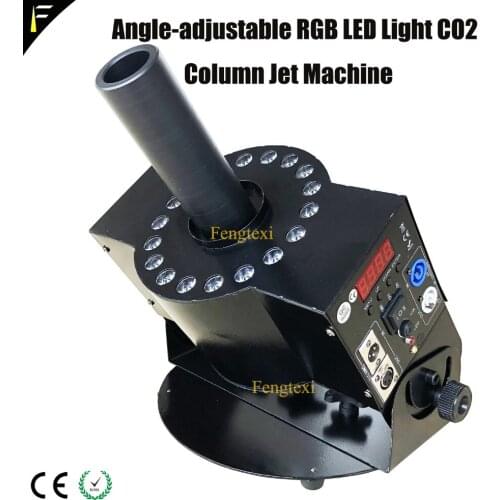 CO2 Cryogenic Smoke Stage Jet Machine DMX512 RGB 3in1 Wash LED CO2 Jet Theatrical CO2 Cooling Effect Fog Smoke Device