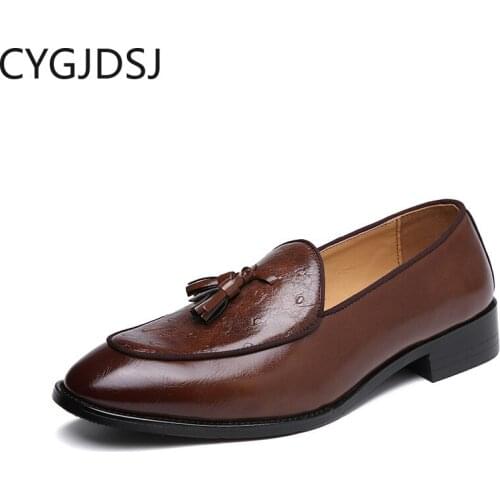 CYGJDSJ Mens Leather Shoes