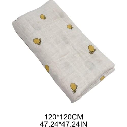85DE Baby Receiving Blanket Newborns Soft Organic Cotton Swaddling Wrap Bath Towel