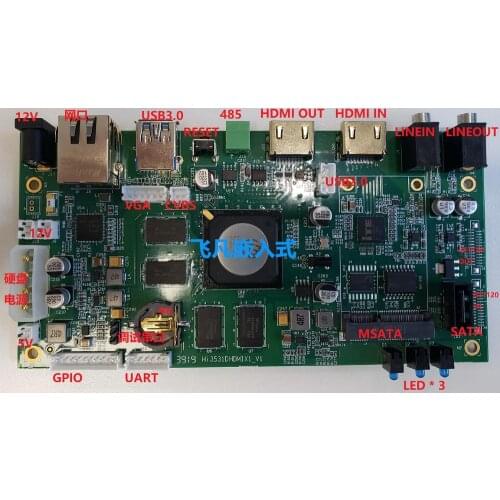 For Hsi HI3531D development board h. 265/ h. 264 codec evaluation board video input 4K BT1120