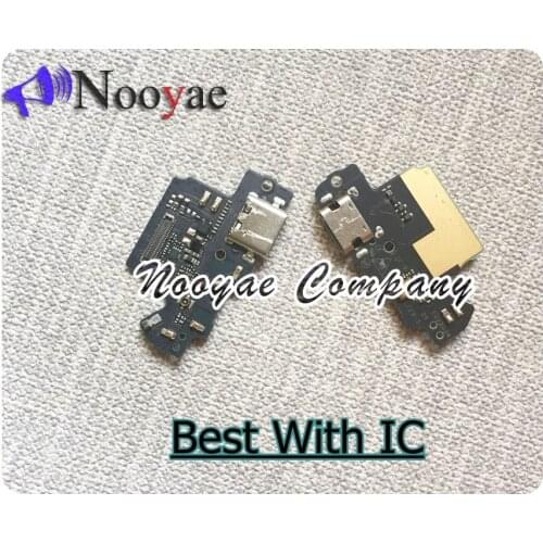 For ZTE Axon 9 USB Dock Charger Charging Port Connect Connector Flex Cable Microphone With IC +tracking