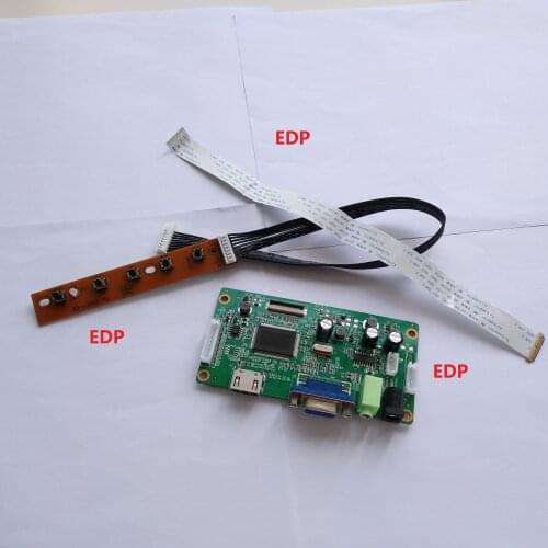 EDP HDMI-compatible LCD LED Controller driver Board diy panel For NV156FHM-A20/NV156FHM-A21 15.6" panel cable monitor
