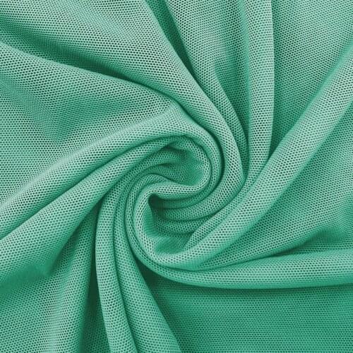 Emerald elastic force Mesh fabric Nylon Spandex 4 way stretch for stage costumes party dress garment