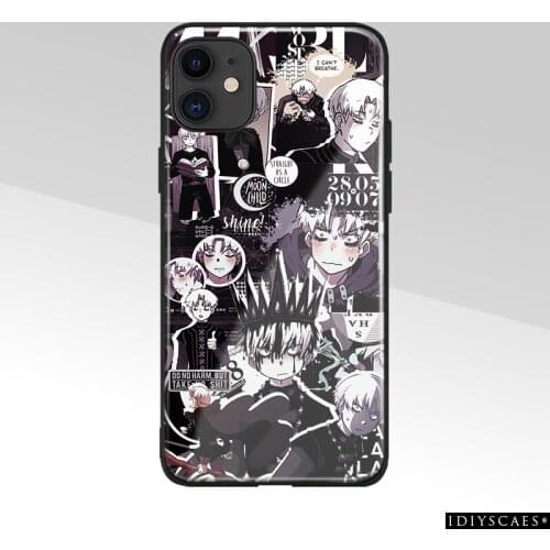 Hooky Anime Damien Wytte Tempered Glass Silicone Phone Case For IPhone SE 6 6s 7 8 Plus X XR XS 11 Pro Max Cover Shell