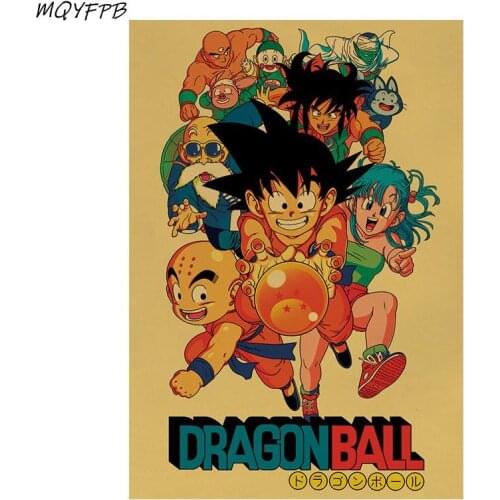 Classic Animation Anime Kraft Retro Paper Poster Wall Decoration Painting Household Products